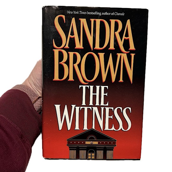 THE WITNESS by Sandra Brown 📚 Vintage Hardcover Book - Picture 1 of 6